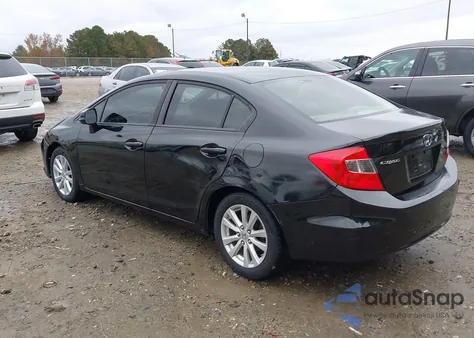 2012 Honda Civic Ex-L z USA, uszkodzony, nr VIN 19XFB2F99CE362135